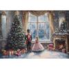 Retro Christma Tree Ballerina Nutcracker Crystal Ball Fairytale  Poster Canvas Printing Wall Art Picture for Home Decor