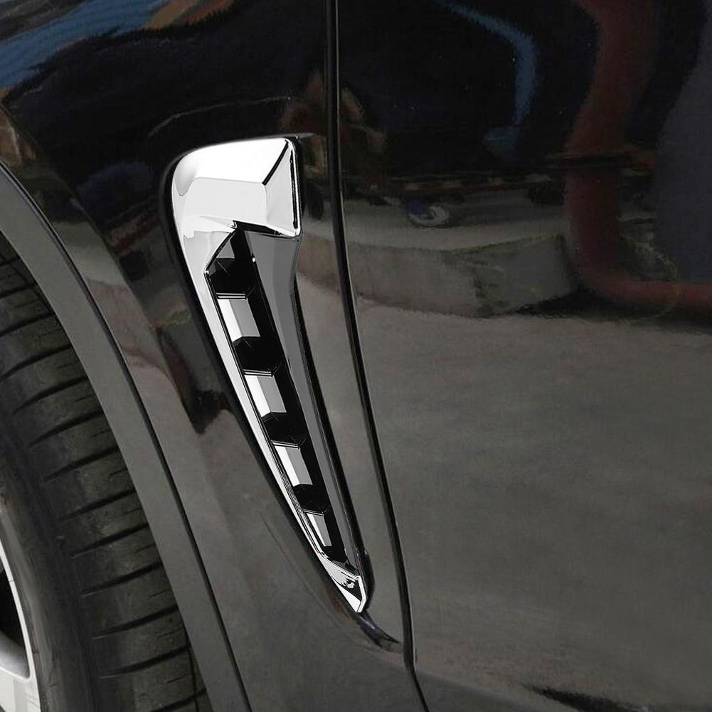 2pcs Car Fender Side Air Vent Cover Trim Sticker Decoration Fit for X5 F15 14 18