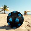 Olympique de Marseille Soccer Ball, colorful, suitable for all ages, machine-stitched, PVC material, competition grade, durable and high bounce