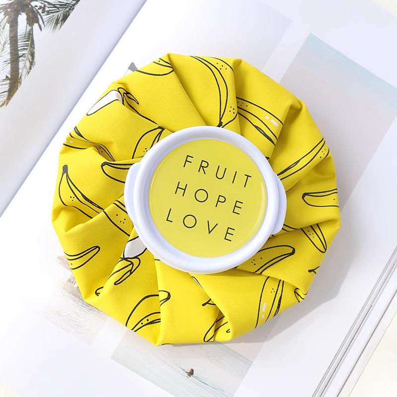 Cartoon Fabric Ice Pack Hot Cold Water Bag Reusable Portable Therapy Compress for Pain Relief
