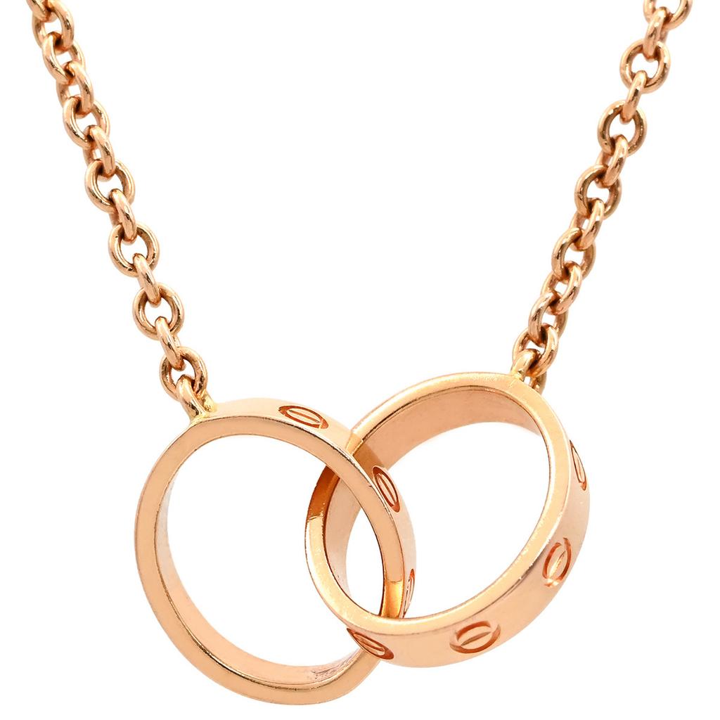 Cartier B7212300 love Baby loveNecklace 18K Pink Gold Array