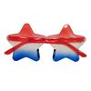 45820 шт. Очки со звездой 4 июля, красные, белые, синие, с американским флагом, патриотические