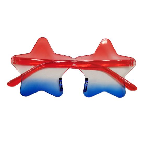 45820 шт. Очки со звездой 4 июля, красные, белые, синие, с американским флагом, патриотические