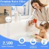 Портативный фильтр для душевой ванны Пластиковый фильтр для воды в ванну Эффективный подвесной фильтр для крана ванны для душа, крана ванны