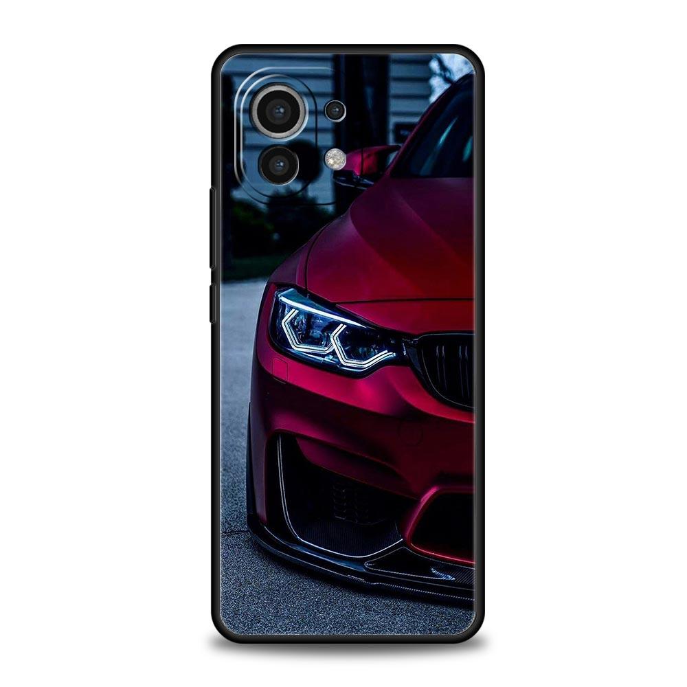 Синий, красный чехол для телефона с спортивным автомобилем и автомобилями для Xiaomi Mi Poco X4 Pro X3 NFC M3 F3 M4 12 11 Ultra 11X 11T 11i Note 10 Lite 10T 9T
