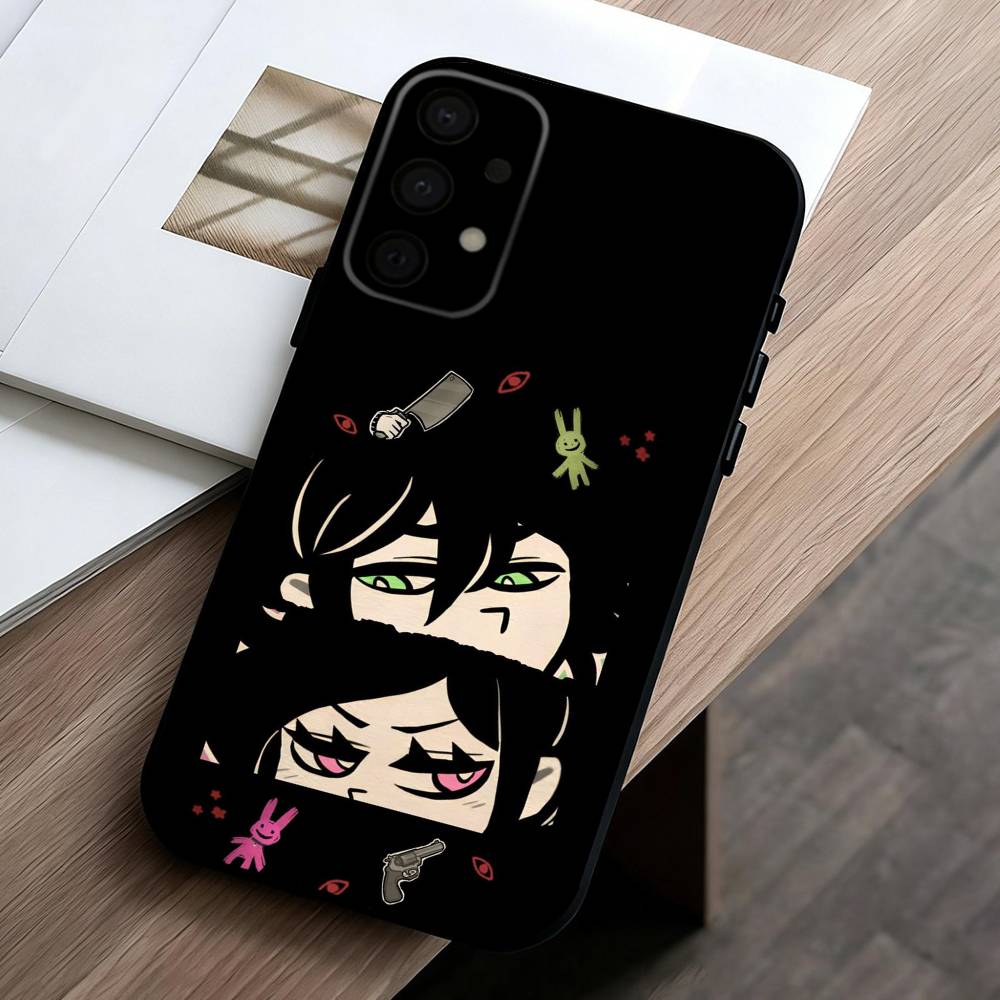 Чехол для телефона T-The Coffin Of A-Andy And L-Leyley для Samsung Galaxy A73, A72, A71, A70, A53, A52, A51, Других Мягкая Черная Крышка