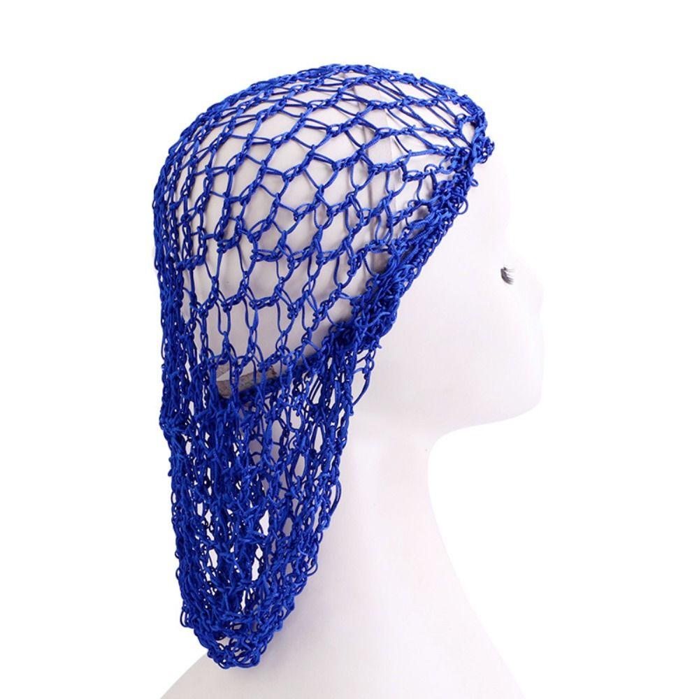 Turban Hat Black Wig Caps Handmade Crochet Hair Snood Hair Accessories Mesh Hair Net for Sleeping