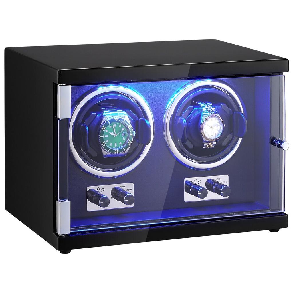 Watch Winder Dual Watch Winder for Automatic Watch with 2 Mabuchi Motors