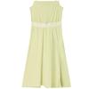 Fila Модное Повседневное Универсальное Платье Без Рукавов Женские Платья Флуоресцентно-Зеленый F11W524302F-LG