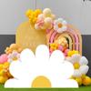 Engagement Background Wall White DIY Cardboard Cutout Foam Cute Daisy Party Background Exquisite Daisy Birthday Decor Home