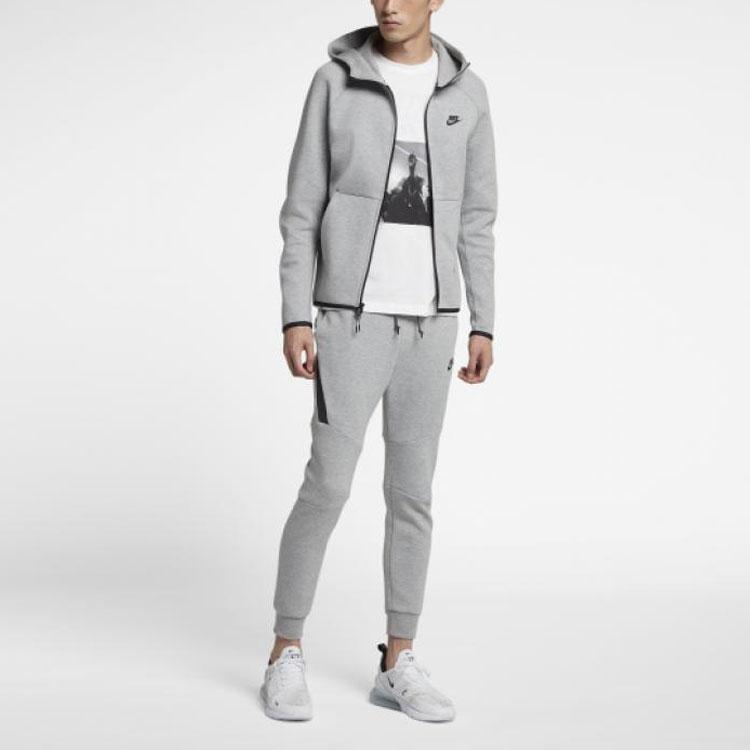 Nike Брюки Tech Fleece Jogger Мужские Брюки Серые 805163-063