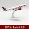 Модель Boeing 777 из сплава, 20 см - Статический дисплей Федеральной авиакомпании.