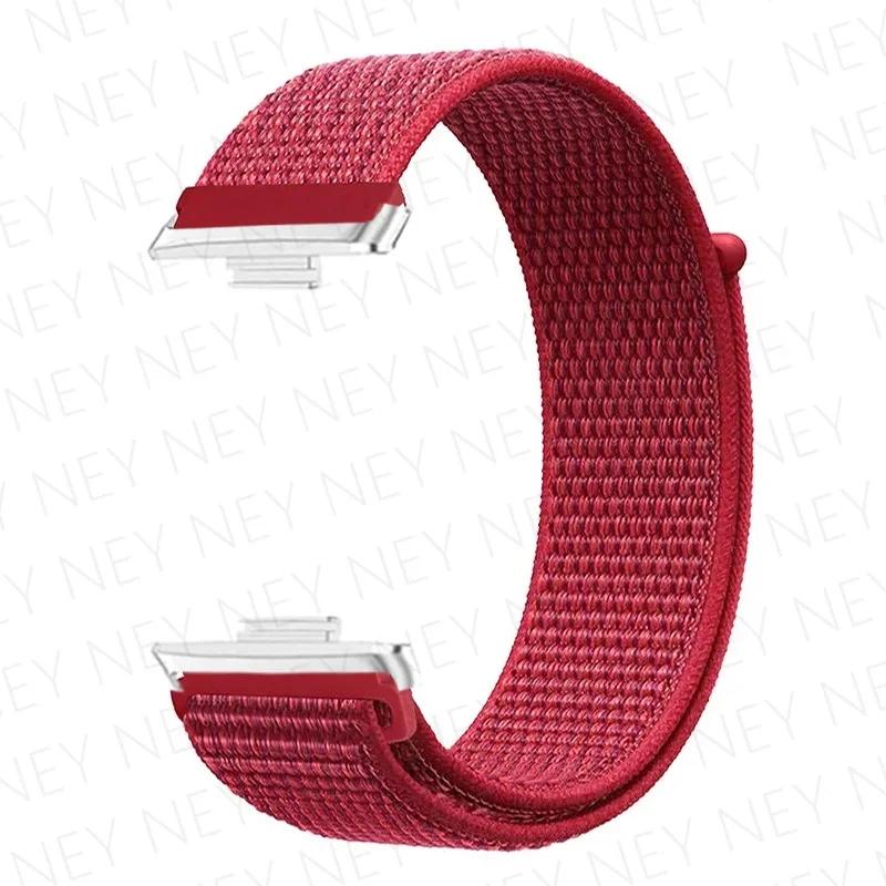 Нейлоновый ремешок-петля для huawei watch fit 3 ремешок смарт-часы браслет дышащий спортивный ремешок браслет correa huawei watch fit 3