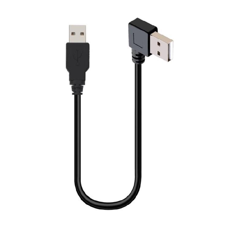 Гибкий USB2.0 Кабель Папа-Папа 25см Экономичный USB Угловой Кабель Подходит для Компактной Установки