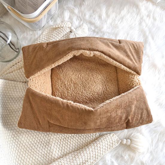 Коврик для кошек, самогреющийся, мягкий, моющийся, успокаивающий складную подушку для кровати для домашних кошек