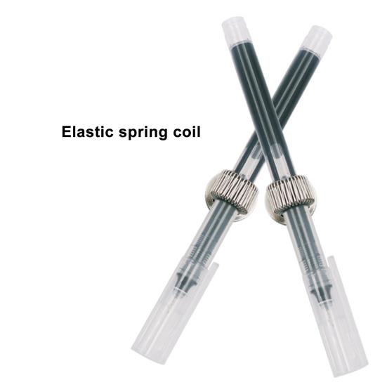 Spring Metal Pen Holder Clip Self Adhesive Mini Refrigerator Whiteboard Bulletin Board Notebook Tablet Stylus Gel Marker Pen Organizer Clip Stationery