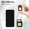 Mini Warning Safety Light LED Floodlight Mini Keychain Light Portable Lights COB LED Flashlight