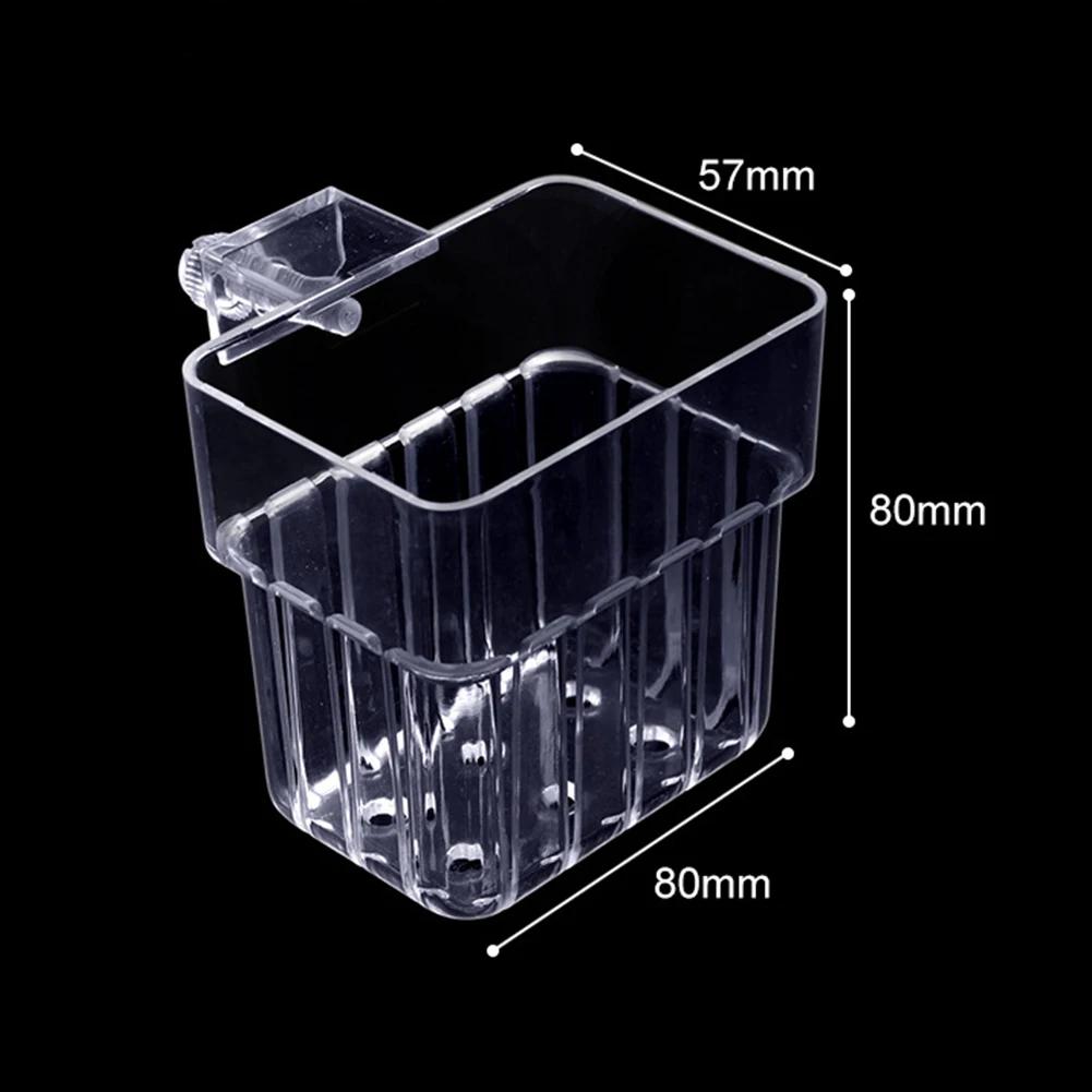 Aquarium Plant Basket Transparent Fish Tank Hanging Decorations Pot Aquatic Plants Holder Aquatic Plant Cup Fish Tank Planter