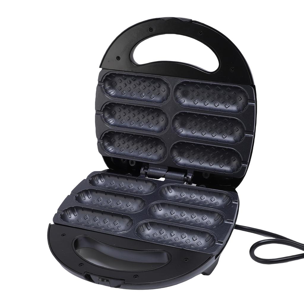 Corn Dog Waffle Maker 850W Hot Dog Waffle Machine with Non Stick Coating Plate Make 6 Corn Dogs In