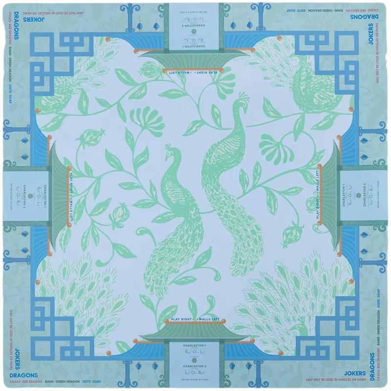American Mahjong Mat Luxury Non Slip Noise Reduction Washable Suitable for Household & Picnic
