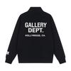 24 трансграничный модный бренд GALLERY DEPT Голливудская лимитированная кардиган-свитер с буквами с воротником-стойкой мужская и женская куртка в стиле хай-стрит