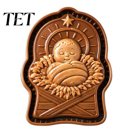 Рождественские формы для пирогов Мини-форма, Праздничный штамп для теста и вырезания печенья, Вдохновленный верой, Сезонный штамп для выпечки праздничных угощений