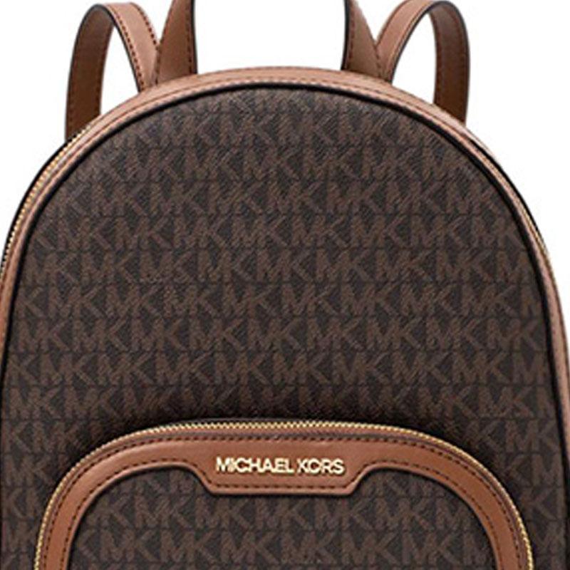Michael Kors Рюкзак Mk Jaycee 24 на молнии, классический с монограммой, женский, коричневый 35S2G8TB2B-200