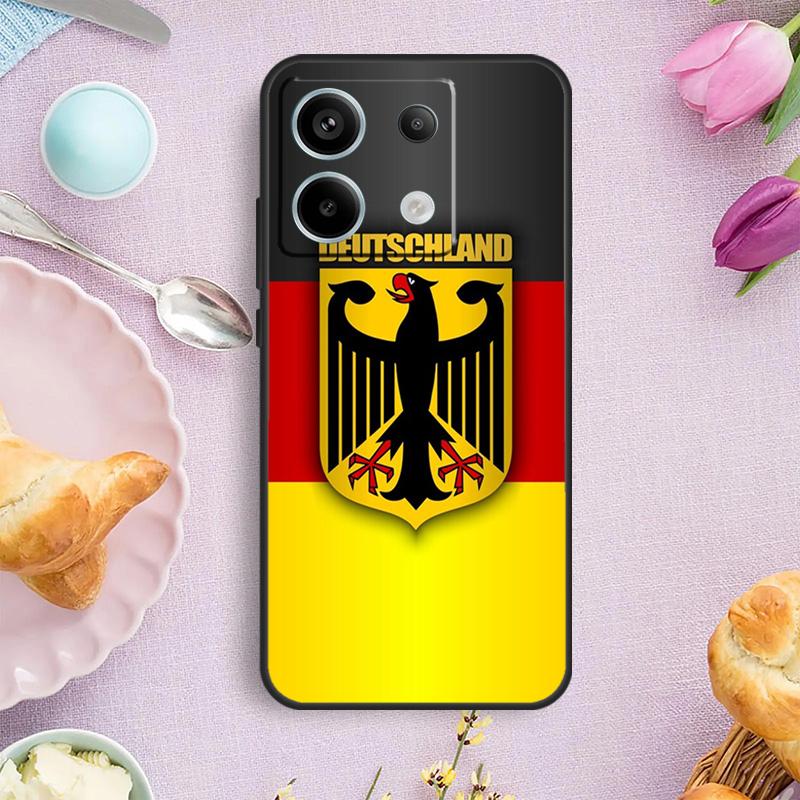 Чехол с гербом флага Германии для Redmi Note 13 Pro Plus Note 12 9 10 11 Pro 9S 10S 11S 12S Redmi 12 10 C 13C