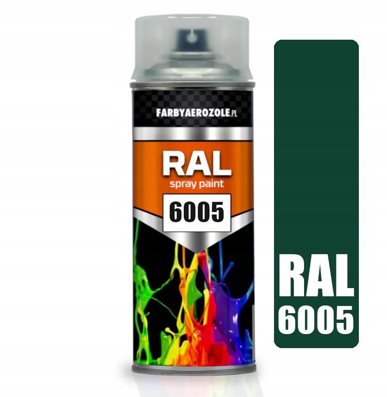 ACRYLIC SPRAY VARNISH RAL 6005 FOR FENCE