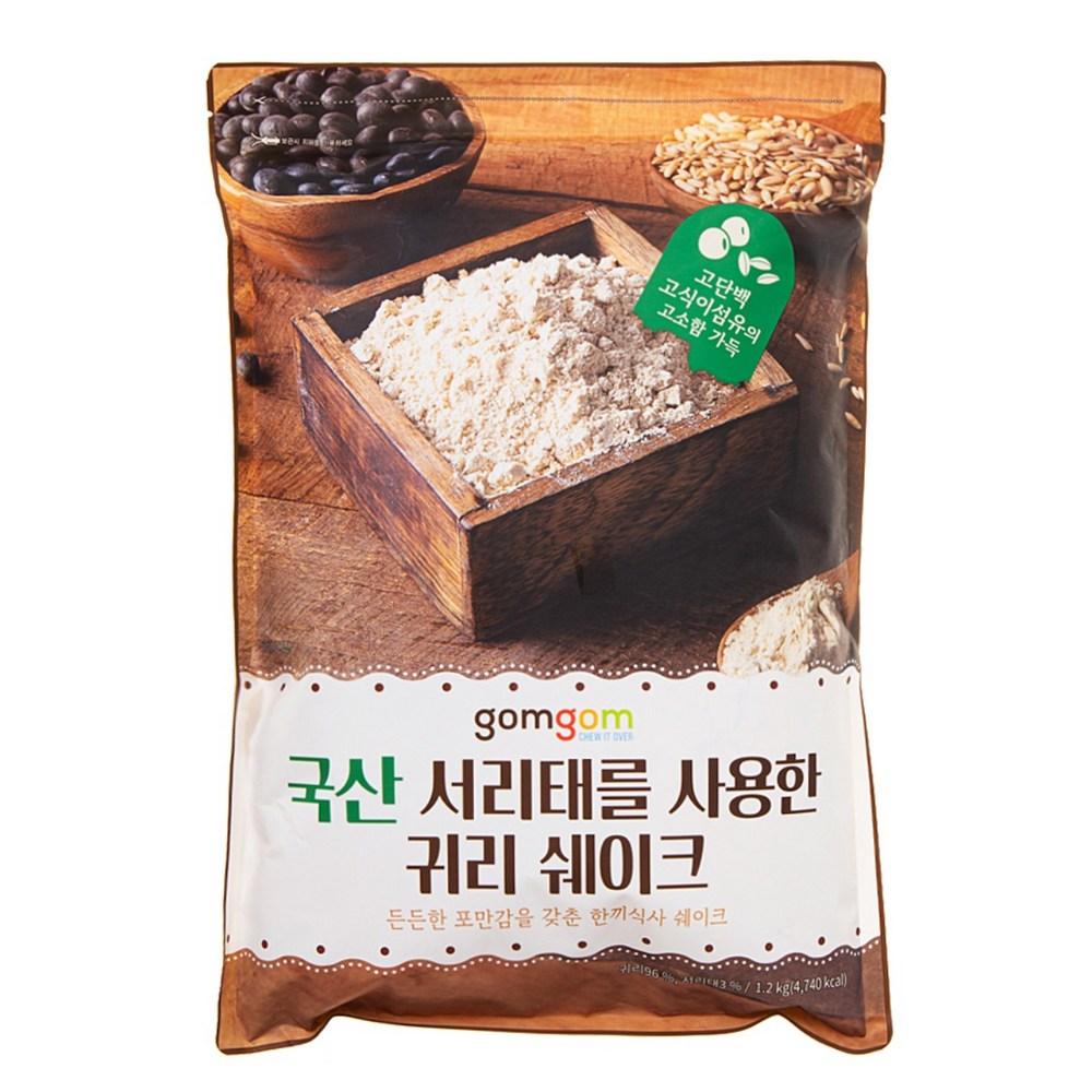 Gomgom Oat Shake made with domestic Seoritae 1.2kg 1 pcs Ingredients: may be subject to change at the manufacturer’s | 1.2kg 1 pcs