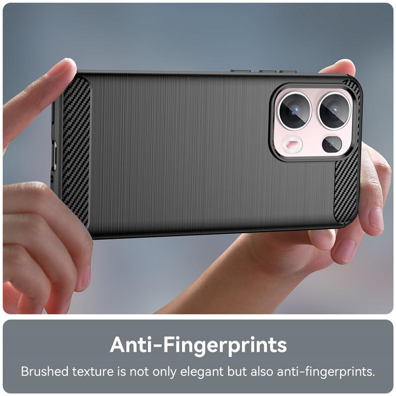 Для OPPO Reno13 Pro Чехол для Reno 10 11 12 13 Pro Чехол из углеродного волокна Противоударный силиконовый бампер для OPPO Reno13 12 11 10 Pro