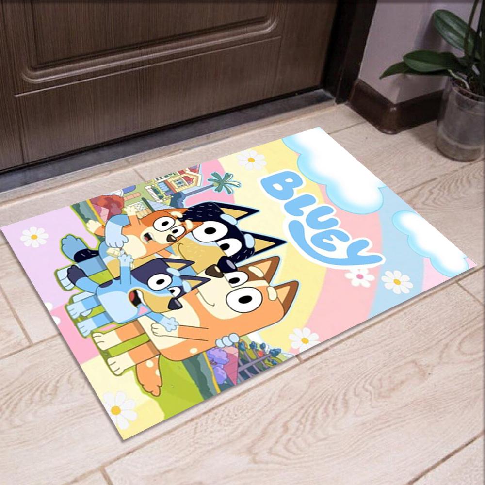 Bluey Printed Carpet,Rug,for Office Chair Living Room Bedroom Kitchen Room Decor Gifts.
