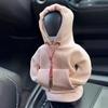 Универсальная толстовка с капюшоном для рычага переключения передач автомобиля, чехол для рычага переключения передач, забавная мини-толстовка с капюшоном, автомобильный декор, украшение для салона автомобиля, подарок