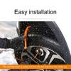 6/12/24 шт. универсальные противоскользящие цепи для противоскольжения регулируемые цепи для шин зимнего вождения аварийные тяговые цепи для снежных шин
