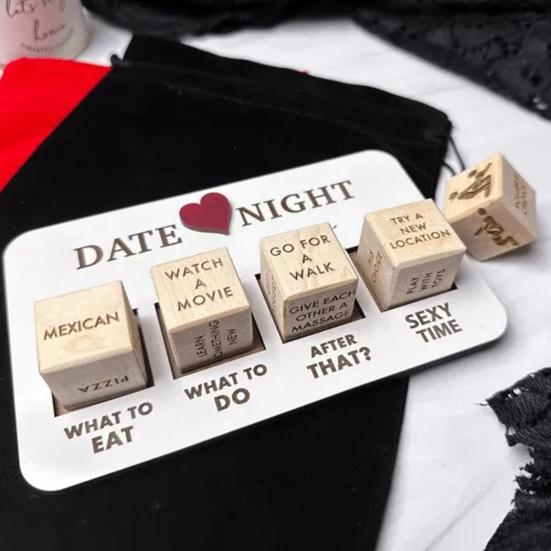 1 комплект, набор кубиков для свидания, ночи, забавные, что делать, разные стили, сверхмощные деревянные многоразовые кубики для пар, подарок на день Святого Валентина, юбилеи, дни рождения