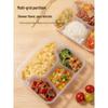HANDUNYOU Disposable 3-Compartment Food Containers