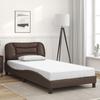 VidaXL Bed Frames Without Mattress Hvar, Upholstered Bed, Slat Base, Single Bed, Adult Bedroom Bed 3207983