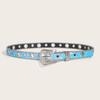 Belt Blue Rhinestone Decorated Sparkling Diamond Sequins Versatile Women For