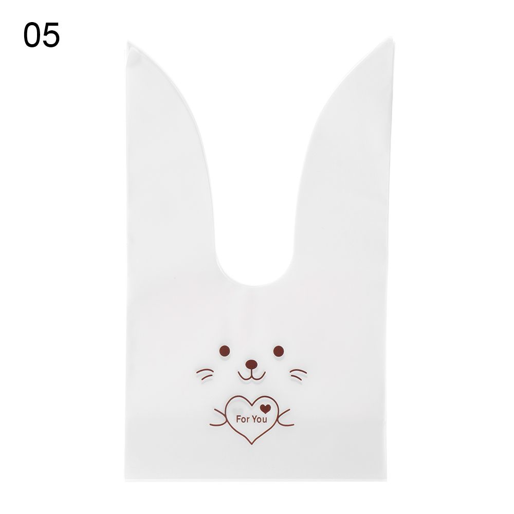 Украшение Праздничные принадлежности Карман для хранения Упаковка для печенья Пасхальный кролик Конфетный пакет Пакеты для печенья с кроликом