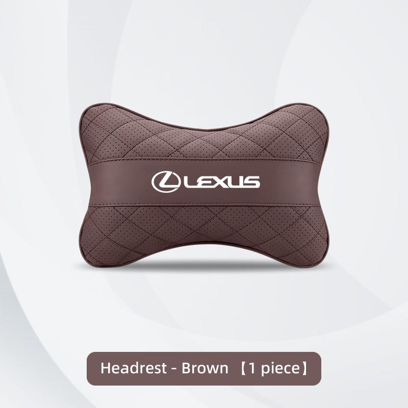 MVTT4 Car Neck Pillows Car Headrest Cushion Support Seat Accessories For Lexus IS300h IS250 RX350 NX300h LX570 RX450h CT200h ES350 R