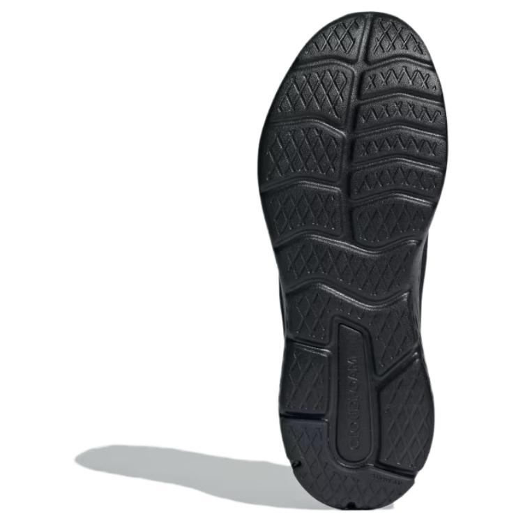 adidas Ткань Cloudfoam Сетка Минималистичные Универсальные Нескользящие Низкие Повседневные Кроссовки Мужские Кроссовки Черные ID6510