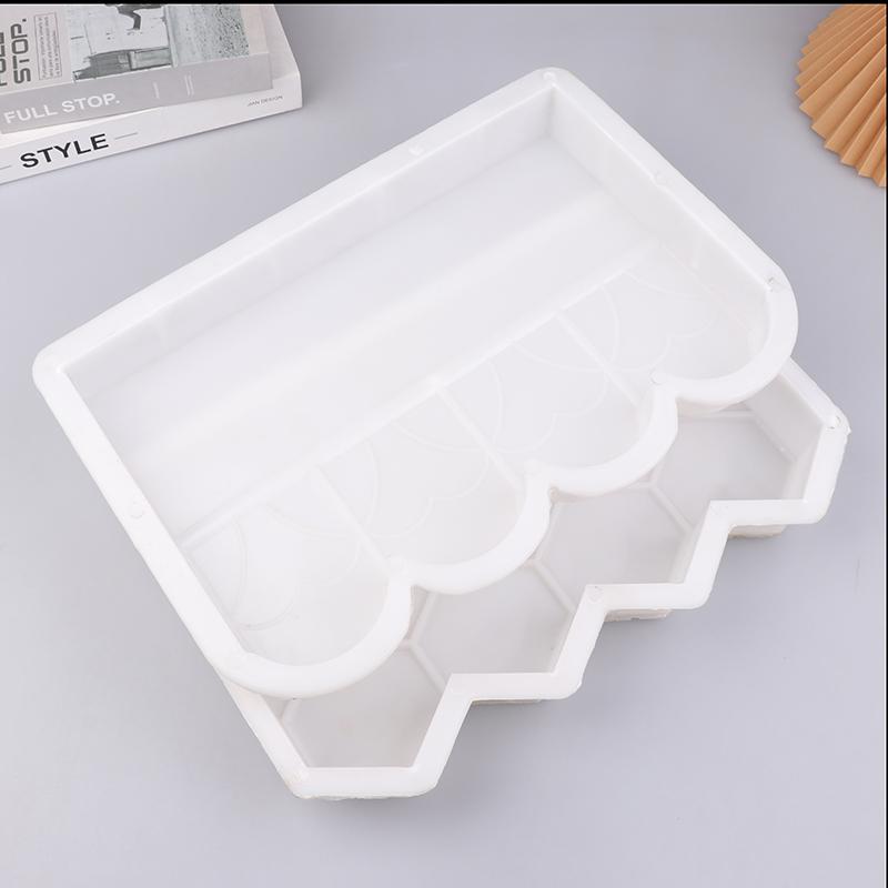 Garden Edging Fence Concrete Molds Reusable Diy Garden Brick Mold For Fish Pond Backyard Patio Garden Decoration