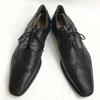 ANTONIO RUFO leather plain toe dress shoes 25.0 dark brown Made in Japan(USED)