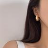 Преувеличенные металлические серьги-капли воды для женщин: Модные, Креативные и Трендовые Нишевые Серьги-Гвоздики