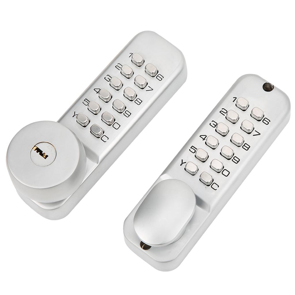 Двусторонний механический парольный замок с ключами для двери во двор Кодовый замок Товары для дома