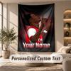 Tapestry Custom Name Text, Wall Hanging Tapestry Home Room DecorBukayo Saka