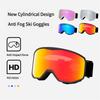 Spherical Anti-Fog Ski Goggles with OTG Compatibility, Dual-Layer Windproof Snow Glasses for Men Women - UV400 Protection