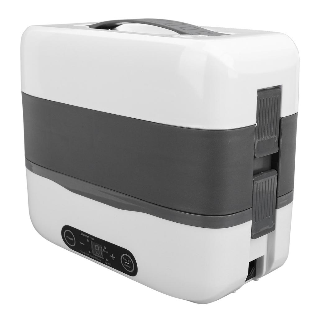 Electric Lunch Box Food Heater Double Layer 4 Stainless Steel Bowls Portable Lunch Warmer Heated Lun