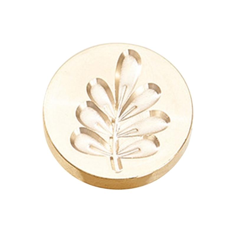 Серия «Фруктовые растения» Сургучная печать для рождественских конвертов, открыток, свадебных приглашений, декор, латунная печать с клевером для воска