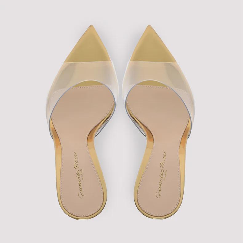 Женские прозрачные туфли-шпильки телесного цвета — удобные туфли на высоком каблуке с открытым носком для ношения на открытом воздухе